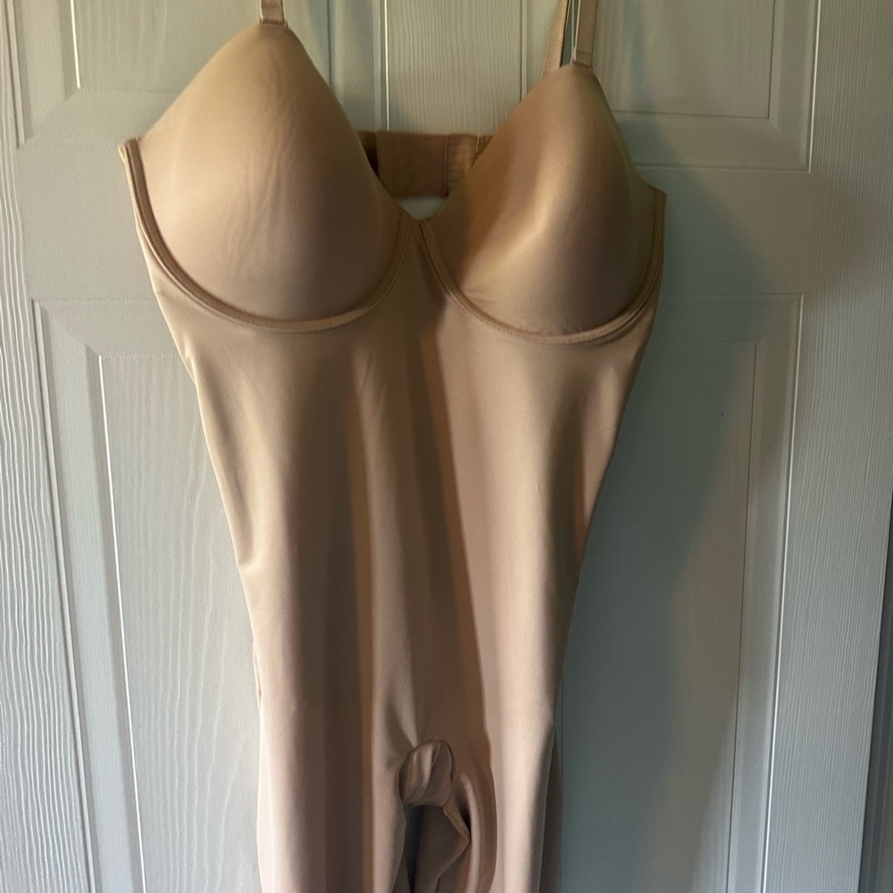 SPANX Beige Shapewear Bodysuit